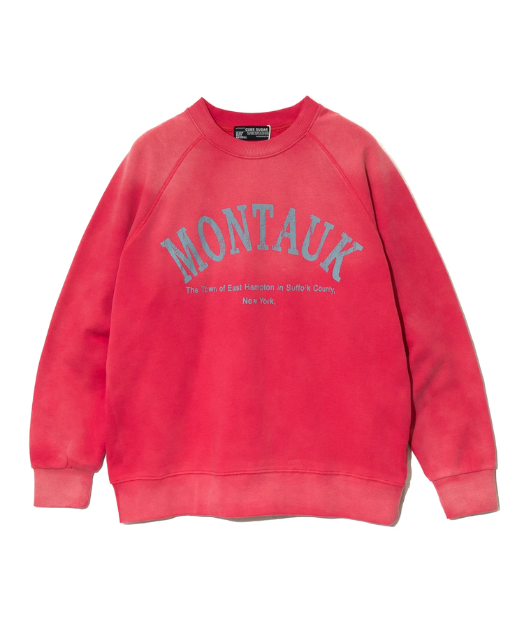 go slow caravan(ゴースローキャラバン) |CUBE SUGAR/キューブシュガー 裏毛スプレー加工ラグランPO (WOMENS)