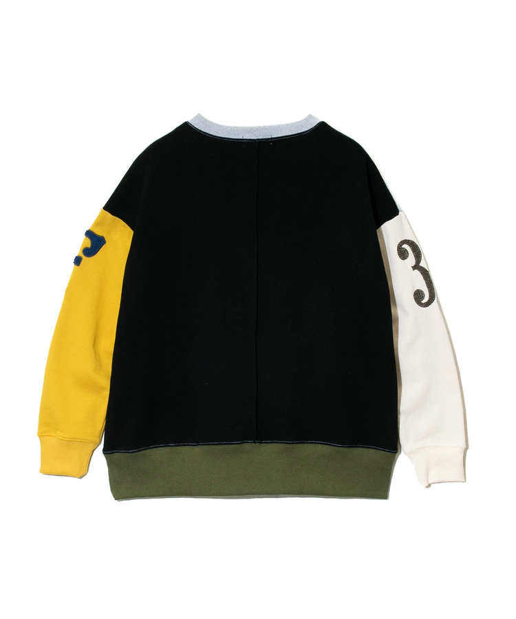go slow caravan(ゴースローキャラバン) |KAKELA&TRANQUIL/カケラ＆トランクイル サガラ刺繍カレッジロングクルー (WOMENS)