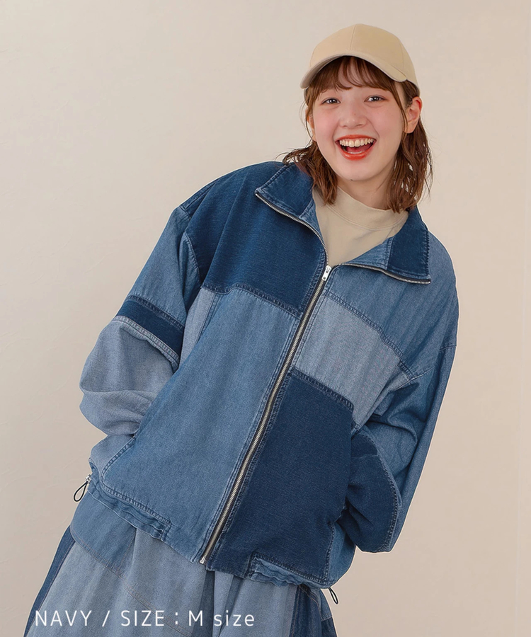 go slow caravan(ゴースローキャラバン) |mililopiulu/ミリロピュール リビルドデニムトラックジャケット (WOMENS)