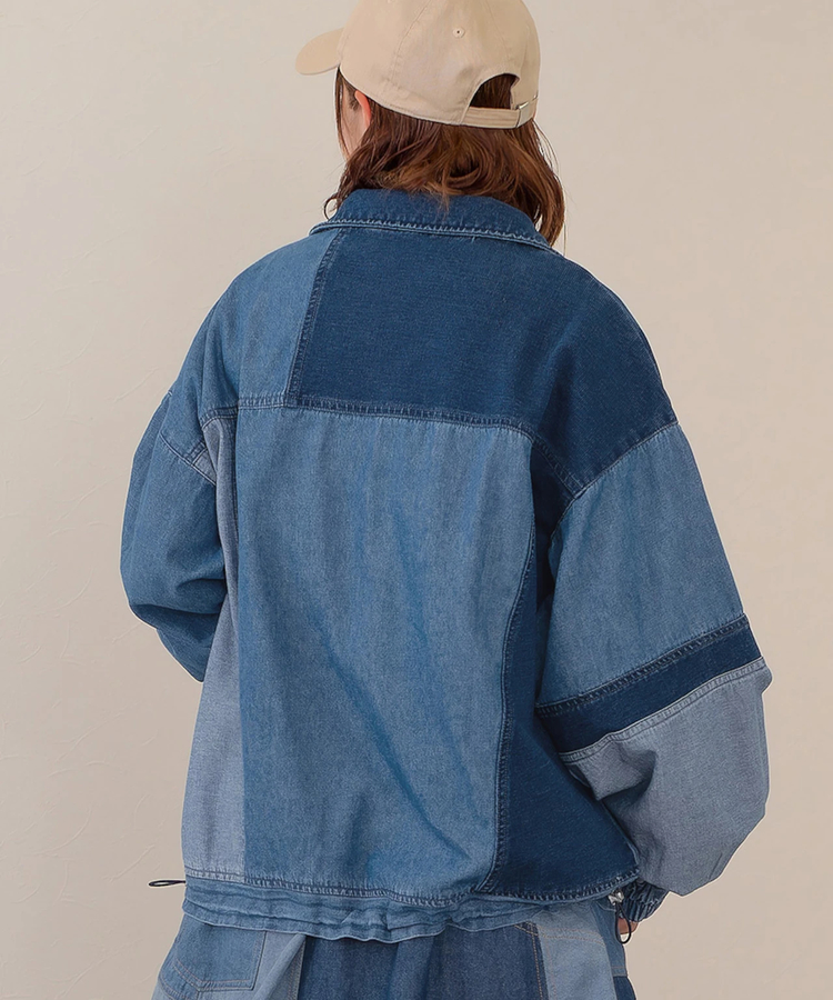 go slow caravan(ゴースローキャラバン) |mililopiulu/ミリロピュール リビルドデニムトラックジャケット (WOMENS)