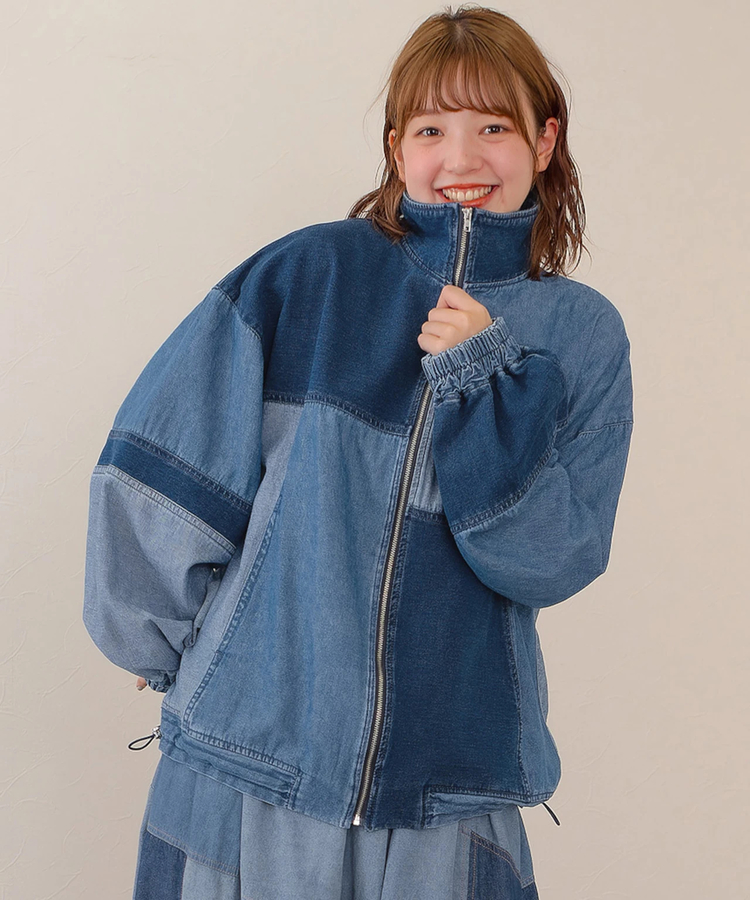 go slow caravan(ゴースローキャラバン) |mililopiulu/ミリロピュール リビルドデニムトラックジャケット (WOMENS)