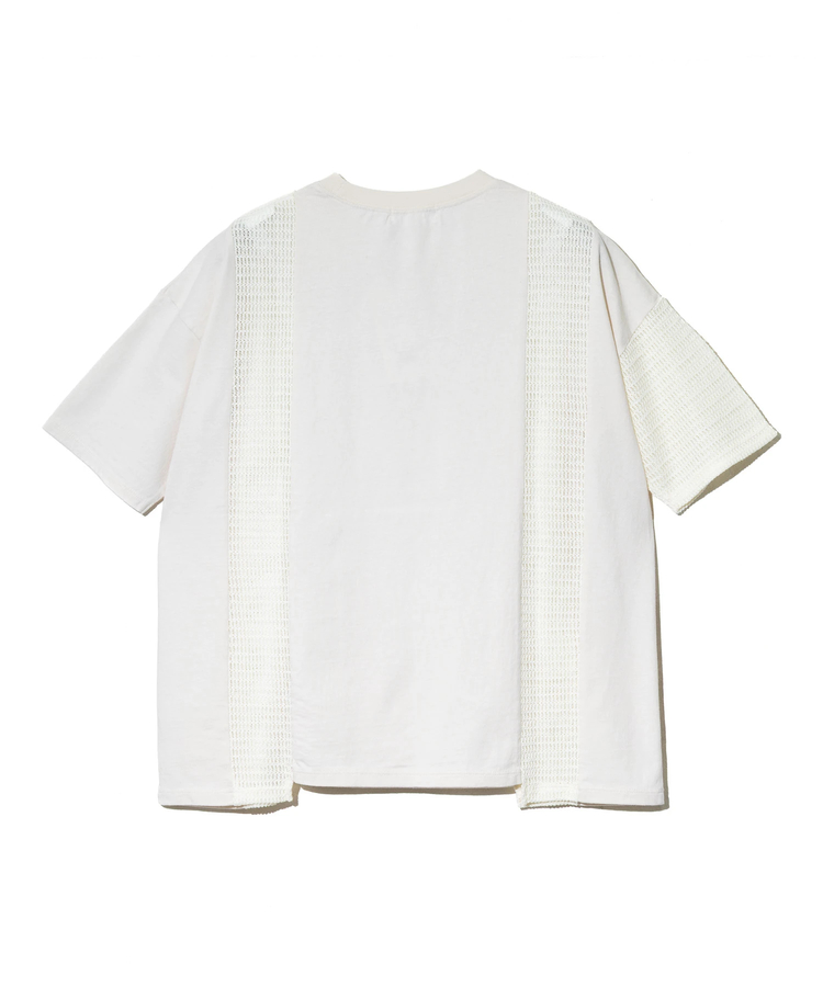 go slow caravan(ゴースローキャラバン) |KAKELA&TRANQUIL/カケラ＆トランクイル 異素材配色切替クルー (WOMENS)