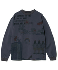 go slow caravan(ゴースローキャラバン) |MODEM DESIGN/モデムデザイン ロンTEE -総柄おじさん- (MENS)