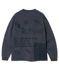 go slow caravan(ゴースローキャラバン) |MODEM DESIGN/モデムデザイン ロンTEE -総柄おじさん- (MENS)