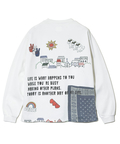 go slow caravan(ゴースローキャラバン) |MODEM DESIGN/モデムデザイン ロンTEE -総柄おじさん- (MENS)