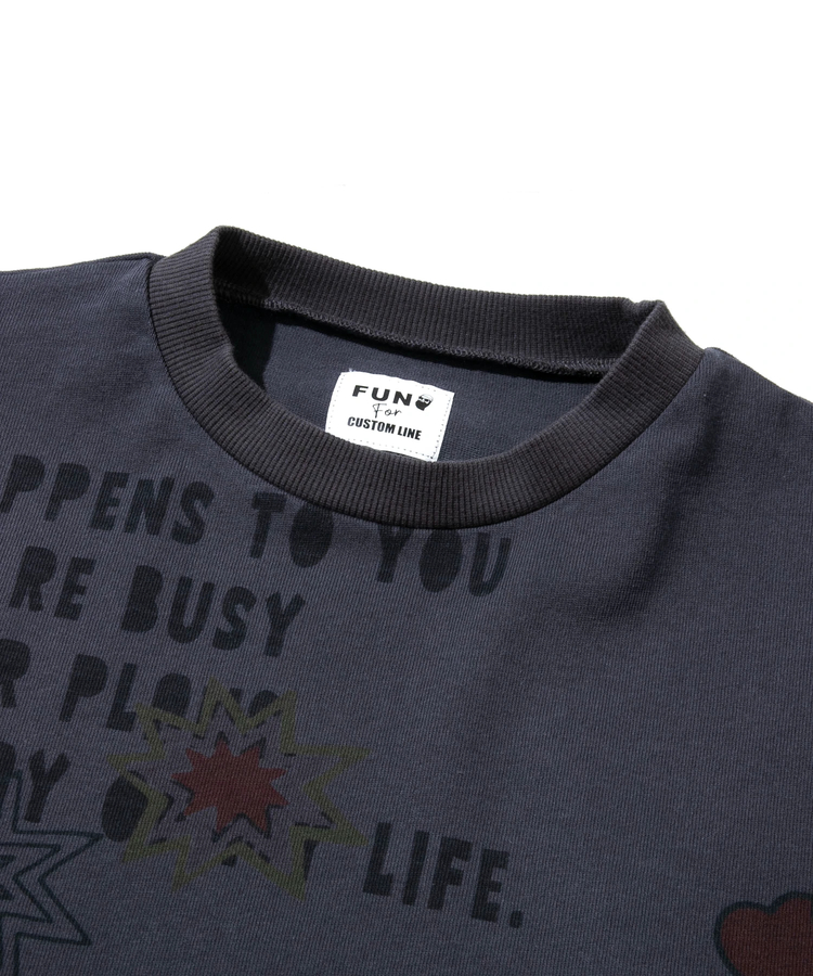 go slow caravan(ゴースローキャラバン) |MODEM DESIGN/モデムデザイン ロンTEE -総柄おじさん- (MENS)