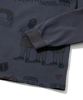 go slow caravan(ゴースローキャラバン) |MODEM DESIGN/モデムデザイン ロンTEE -総柄おじさん- (MENS)