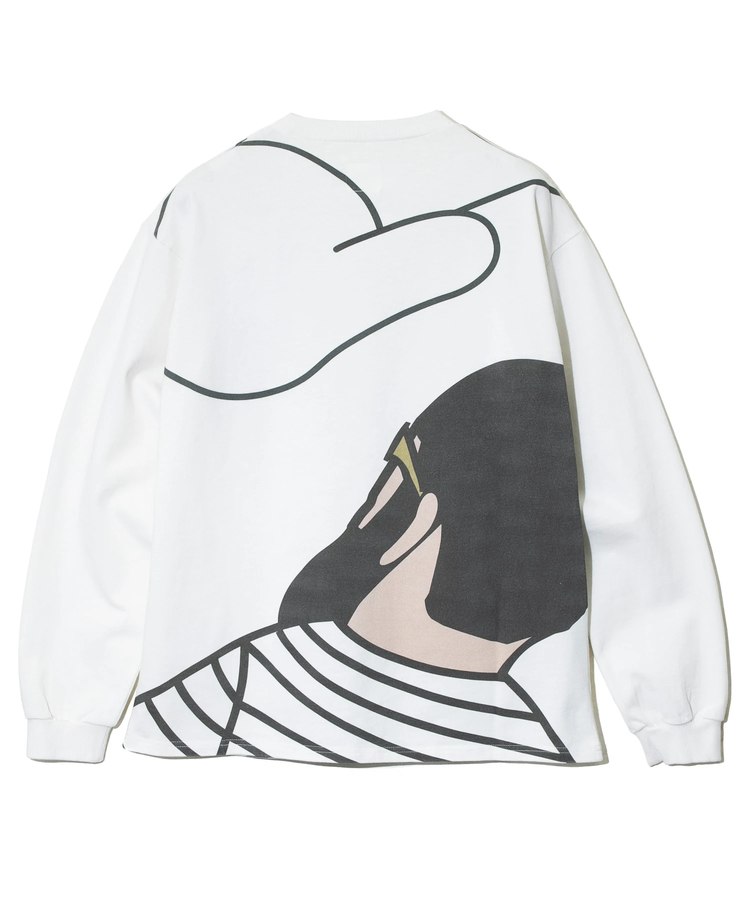 go slow caravan(ゴースローキャラバン) |MODEM DESIGN/モデムデザイン ロンTEE -総柄おじさん- (MENS)