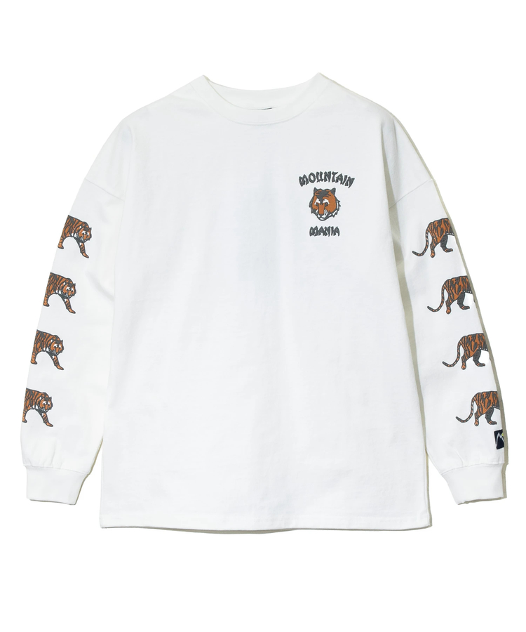 go slow caravan(ゴースローキャラバン) |MOUNTAIN MANIA/マウンテンマニア EMBROIDERY STYLE ANIMAL PRINT LS TEE (MENS)