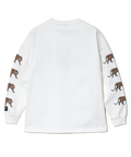 go slow caravan(ゴースローキャラバン) |MOUNTAIN MANIA/マウンテンマニア EMBROIDERY STYLE ANIMAL PRINT LS TEE (MENS)
