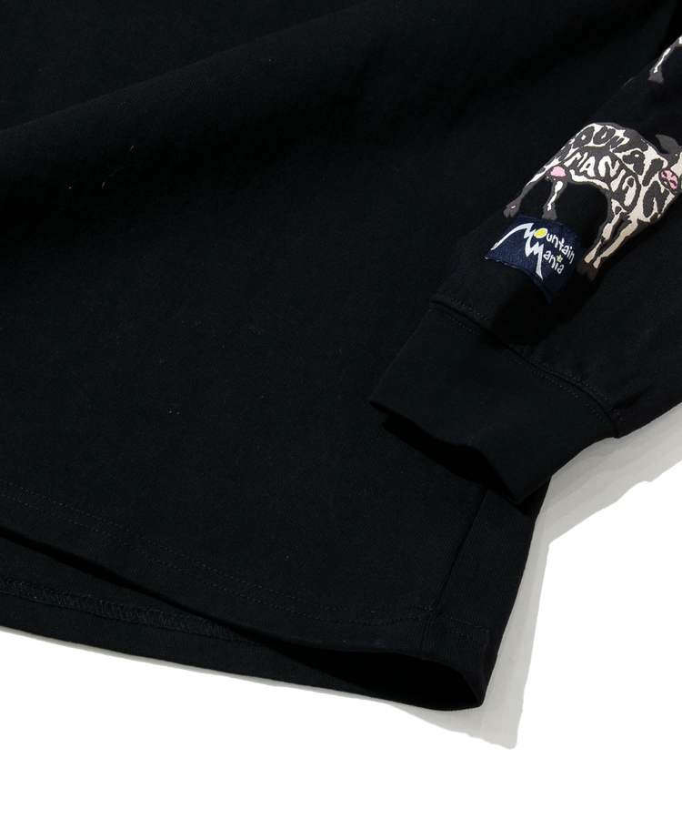 go slow caravan(ゴースローキャラバン) |MOUNTAIN MANIA/マウンテンマニア EMBROIDERY STYLE ANIMAL PRINT LS TEE (MENS)