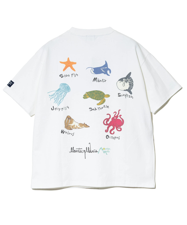 go slow caravan(ゴースローキャラバン) |MOUNTAIN MANIA/マウンテンマニア SEA WORLD ANIMALS TEE (MENS)
