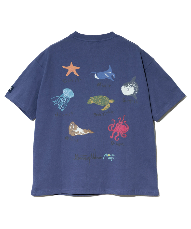 go slow caravan(ゴースローキャラバン) |MOUNTAIN MANIA/マウンテンマニア SEA WORLD ANIMALS TEE (MENS)