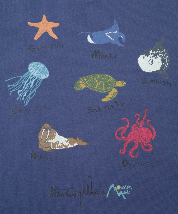 go slow caravan(ゴースローキャラバン) |MOUNTAIN MANIA/マウンテンマニア SEA WORLD ANIMALS TEE (MENS)