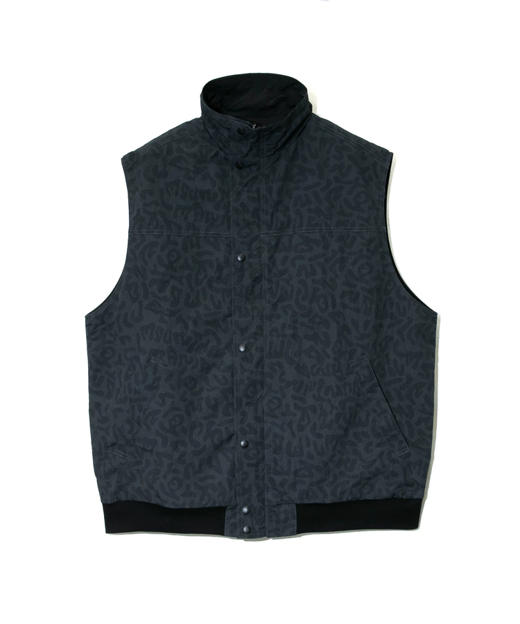 go slow caravan(ゴースローキャラバン) |MOUNTAIN MANIA/マウンテンマニア ALLOVER PATTERN REVERSIBLE VEST (MENS)