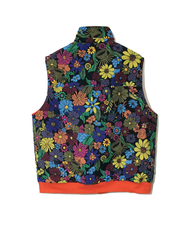 go slow caravan(ゴースローキャラバン) |MOUNTAIN MANIA/マウンテンマニア ALLOVER PATTERN REVERSIBLE VEST (MENS)