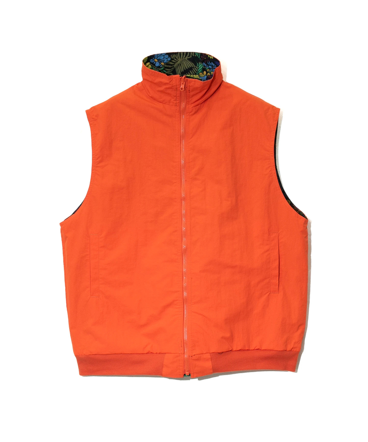 go slow caravan(ゴースローキャラバン) |MOUNTAIN MANIA/マウンテンマニア ALLOVER PATTERN REVERSIBLE VEST (MENS)