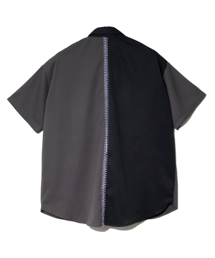 go slow caravan(ゴースローキャラバン) |MOUNTAIN MANIA/マウンテンマニア ZIGZAG STITCH SHORT SLEEVE SHIRT (MENS)