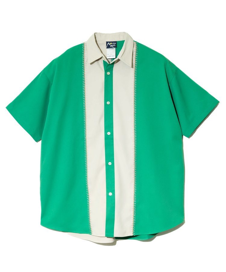 go slow caravan(ゴースローキャラバン) |MOUNTAIN MANIA/マウンテンマニア ZIGZAG STITCH SHORT SLEEVE SHIRT (MENS)