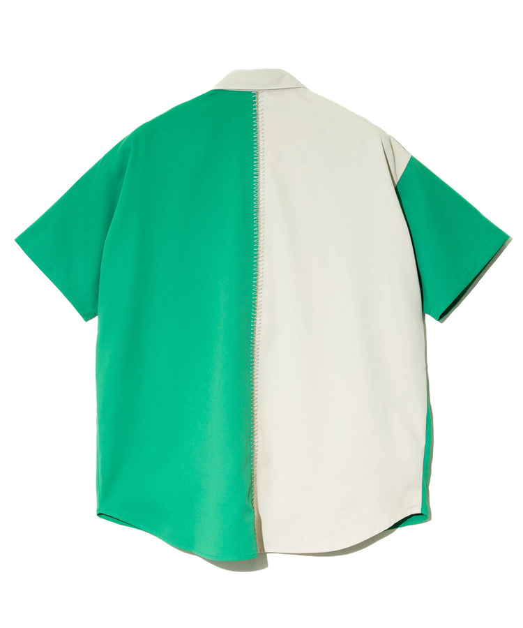 go slow caravan(ゴースローキャラバン) |MOUNTAIN MANIA/マウンテンマニア ZIGZAG STITCH SHORT SLEEVE SHIRT (MENS)