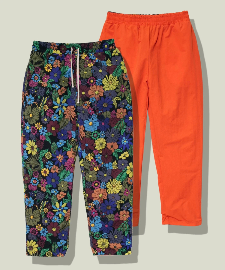 go slow caravan(ゴースローキャラバン) |MOUNTAIN MANIA/マウンテンマニア ALLOVER PATTERN REVERSIBLE PANTS (MENS)