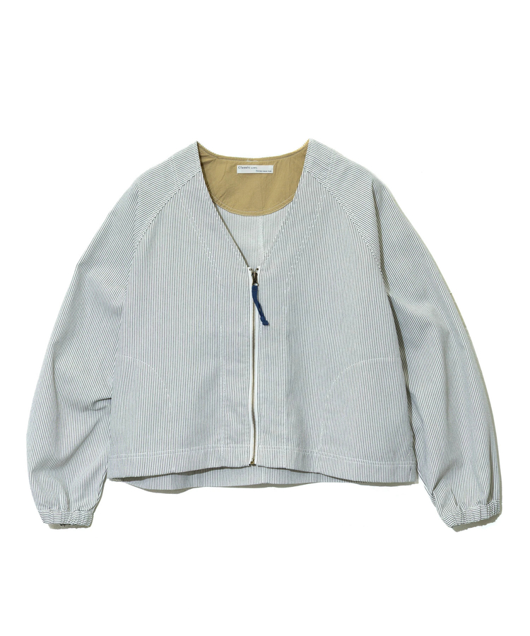 go slow caravan(ゴースローキャラバン) |GENTIL/ジャンティー ヒッコリーZIP UPジャケット (WOMENS)