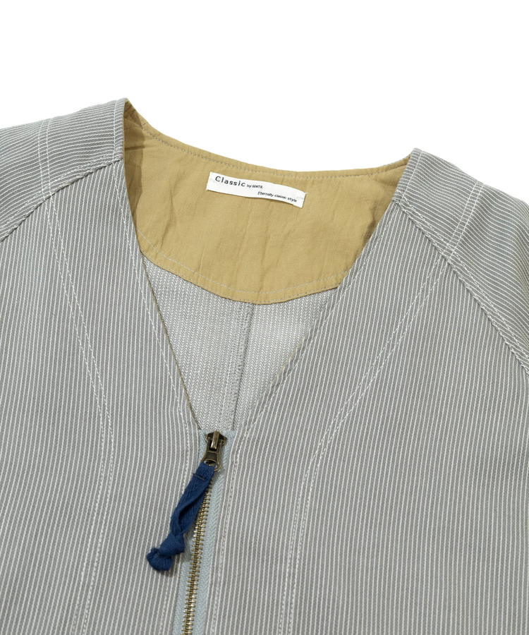 go slow caravan(ゴースローキャラバン) |GENTIL/ジャンティー ヒッコリーZIP UPジャケット (WOMENS)