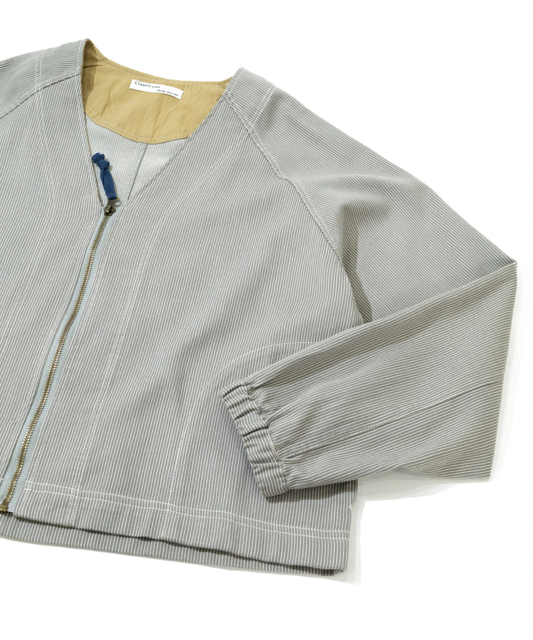 go slow caravan(ゴースローキャラバン) |GENTIL/ジャンティー ヒッコリーZIP UPジャケット (WOMENS)