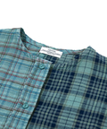 go slow caravan(ゴースローキャラバン) |GENTIL/ジャンティー チェック切替半袖シャツ (WOMENS)
