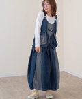 go slow caravan(ゴースローキャラバン) |mililopiulu/ミリロピュール レイヤード風切替ジャンスカ (WOMENS)