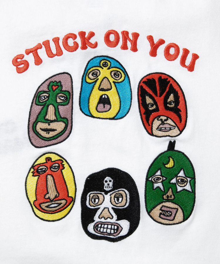 go slow caravan(ゴースローキャラバン) |gym master/ジムマスター 7.4oz STUCK ON YOU 刺繍ロンTee (MENS)