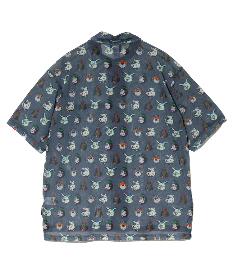 go slow caravan(ゴースローキャラバン) |gym master/ジムマスター ハッピーペイントメッシュシャツ (MENS)