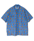 go slow caravan(ゴースローキャラバン) |gym master/ジムマスター ハッピーペイントメッシュシャツ (MENS)