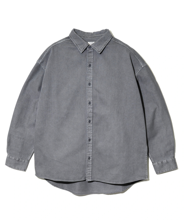 go slow caravan(ゴースローキャラバン) |Revo./レヴォ C100%ピグメント加工LSシャツ (MENS)