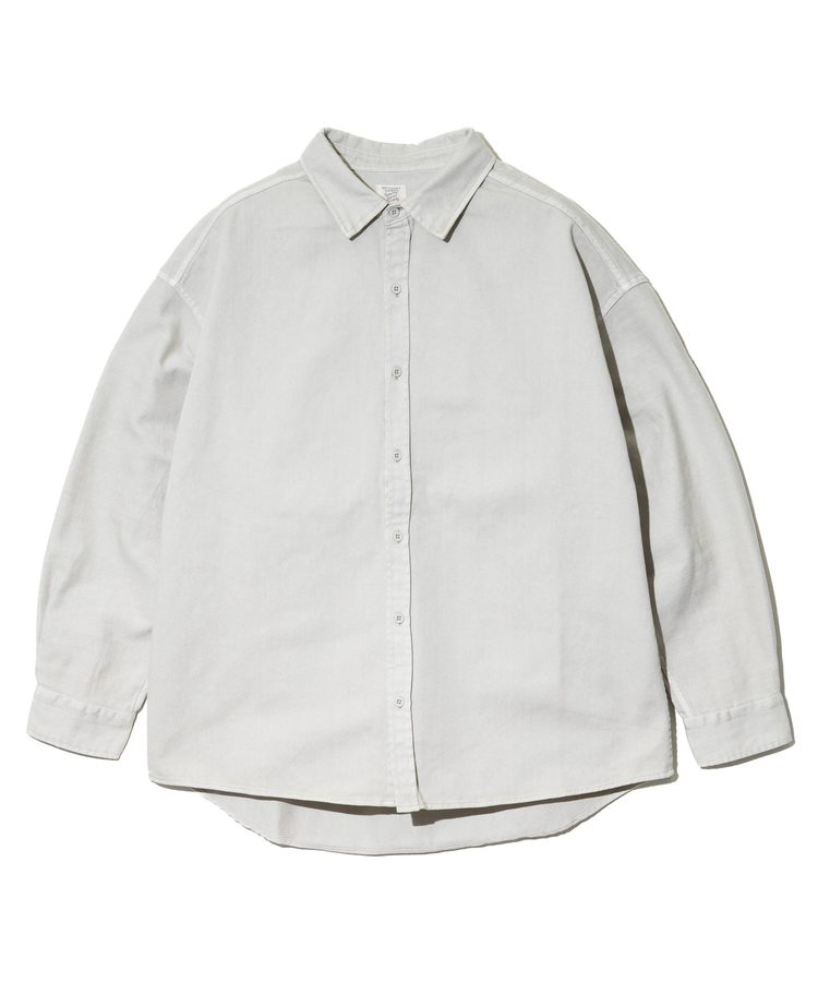 go slow caravan(ゴースローキャラバン) |Revo./レヴォ C100%ピグメント加工LSシャツ (MENS)