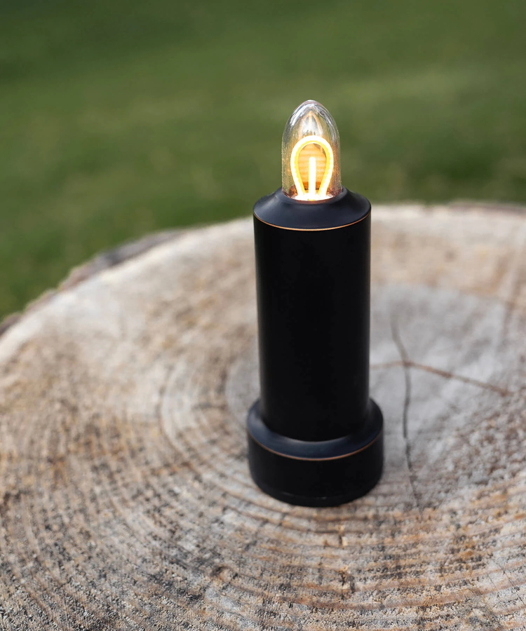 go slow caravan(ゴースローキャラバン) |BEARBONES/ベアボーンズ Flameless Candle - 4.5 in