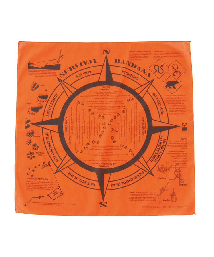 go slow caravan(ゴースローキャラバン) |The Printed Image/プリンティッドイメージ  Nature Print Bandana 《U.S.A.》