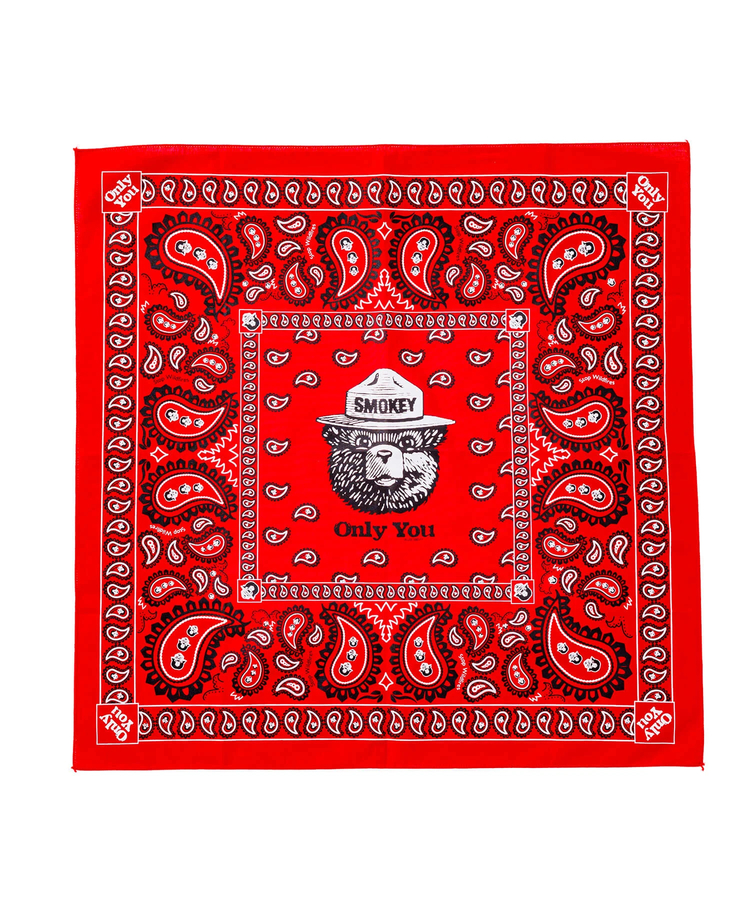 go slow caravan(ゴースローキャラバン) |The Printed Image/プリンティッドイメージ  Nature Print Bandana 《U.S.A.》