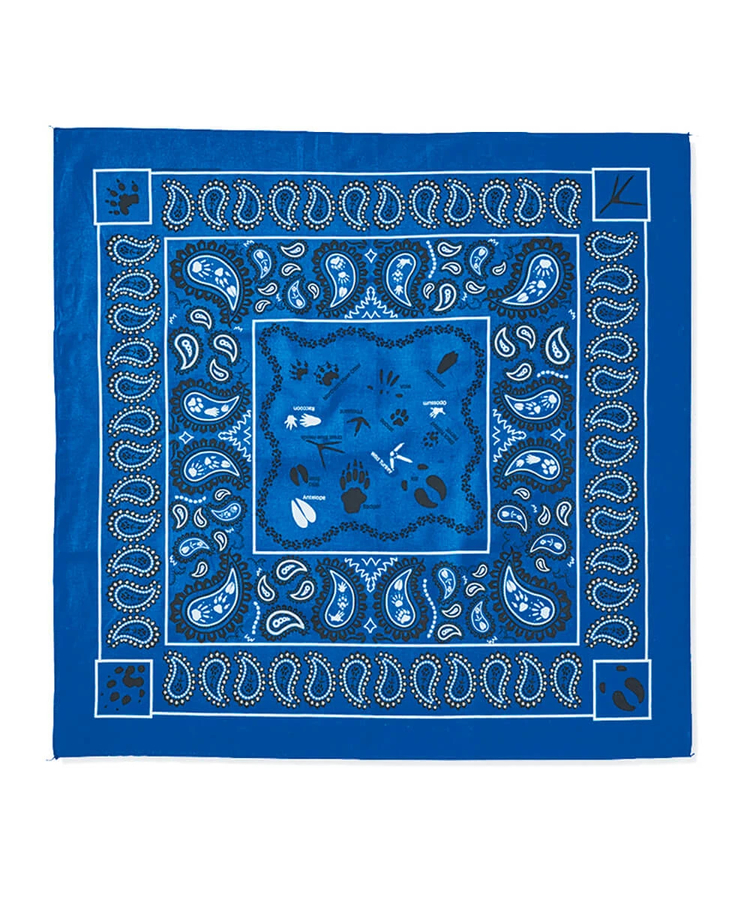 go slow caravan(ゴースローキャラバン) |The Printed Image/プリンティッドイメージ  Nature Print Bandana 《U.S.A.》