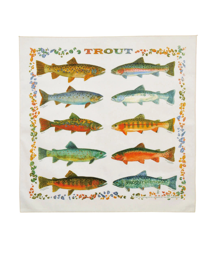 go slow caravan(ゴースローキャラバン) |The Printed Image/プリンティッドイメージ  Nature Print Bandana 《U.S.A.》