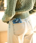 go slow caravan(ゴースローキャラバン) |The Printed Image/プリンティッドイメージ  Nature Print Bandana 《U.S.A.》