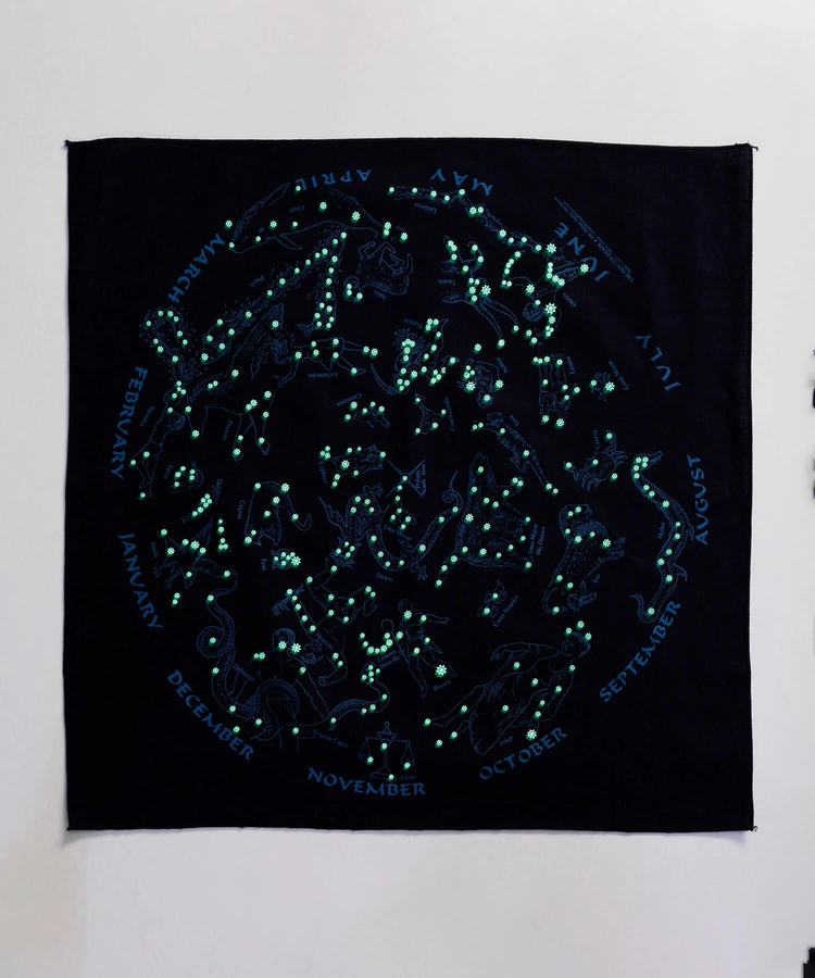 go slow caravan(ゴースローキャラバン) |The Printed Image/プリンティッドイメージ  Nature Print Bandana 《U.S.A.》