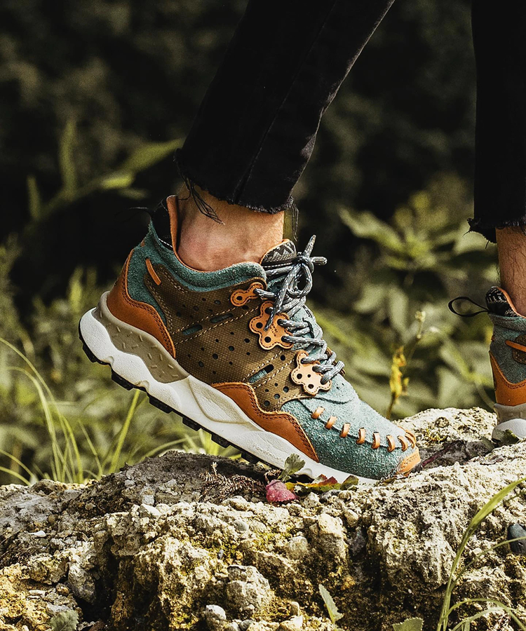 go slow caravan(ゴースローキャラバン) |FLOWER MOUNTAIN/フラワーマウンテン MUSTARD WALNUT (MENS/WOMENS)