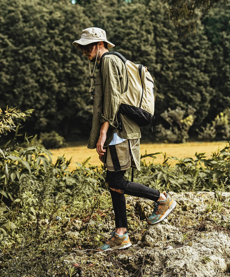 go slow caravan(ゴースローキャラバン) |FLOWER MOUNTAIN/フラワーマウンテン MUSTARD WALNUT (MENS/WOMENS)