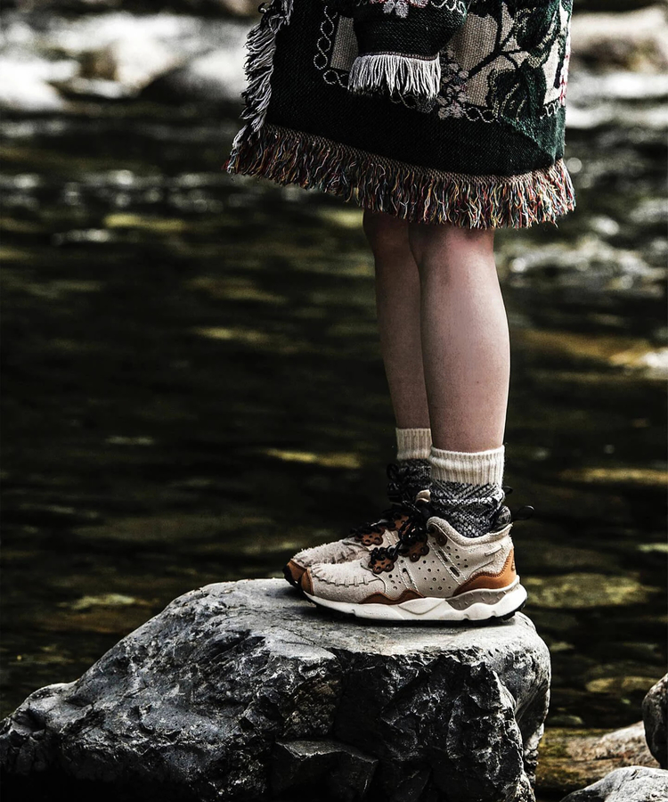 go slow caravan(ゴースローキャラバン) |FLOWER MOUNTAIN/フラワーマウンテン MUSTARD WALNUT (MENS/WOMENS)