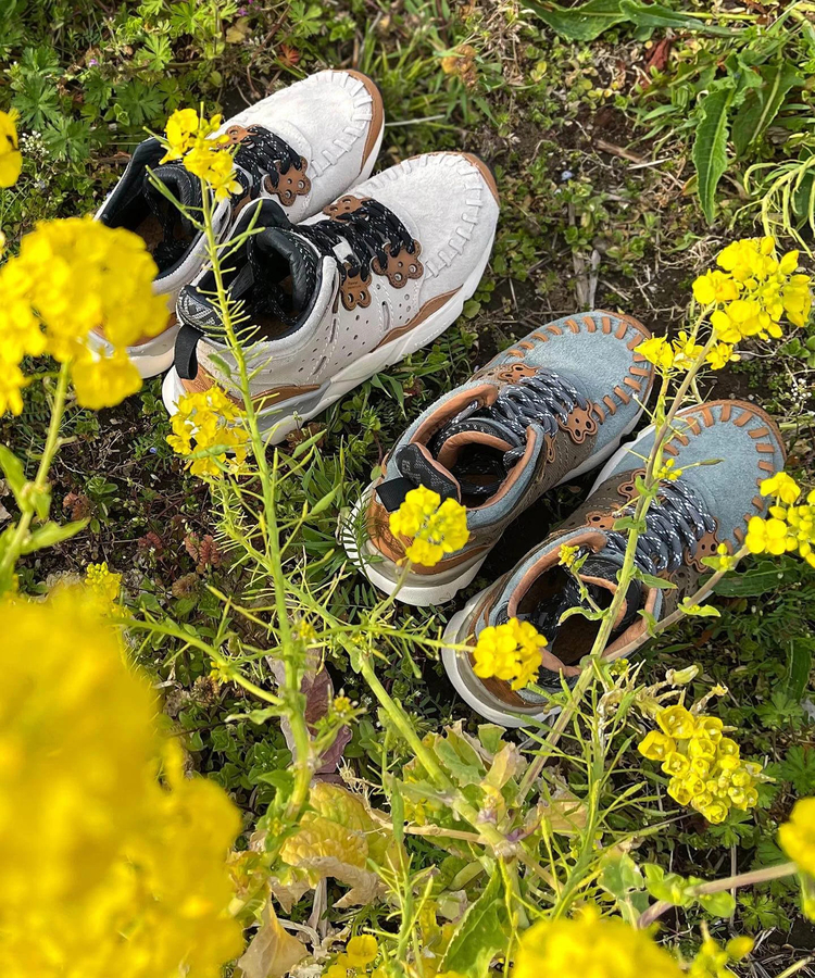 go slow caravan(ゴースローキャラバン) |FLOWER MOUNTAIN/フラワーマウンテン MUSTARD WALNUT (MENS/WOMENS)