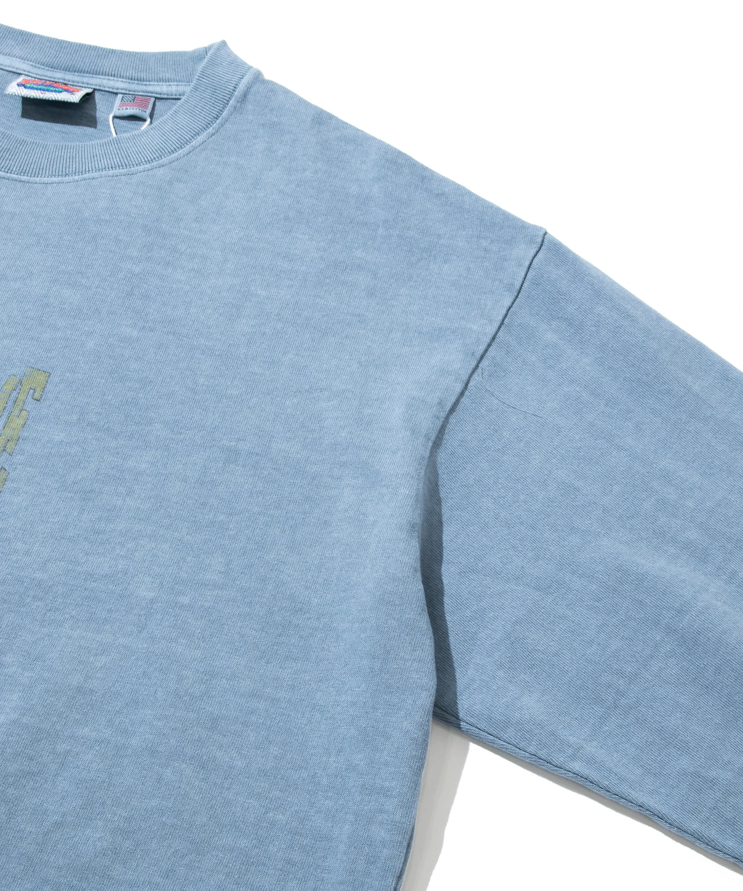 NUTMEG/ナツメグ 製品染め BIG L/S TEE (MENS)｜ファッション