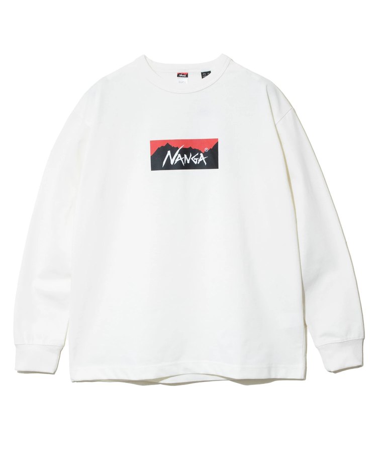 go slow caravan(ゴースローキャラバン) |NANGA/ナンガ ECO HYBRID BOX LOGO L/S TEE (MENS)