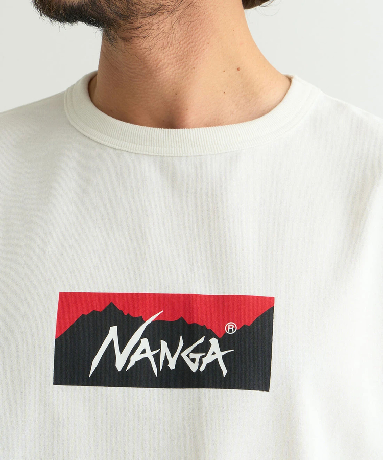 go slow caravan(ゴースローキャラバン) |NANGA/ナンガ ECO HYBRID BOX LOGO L/S TEE (MENS)