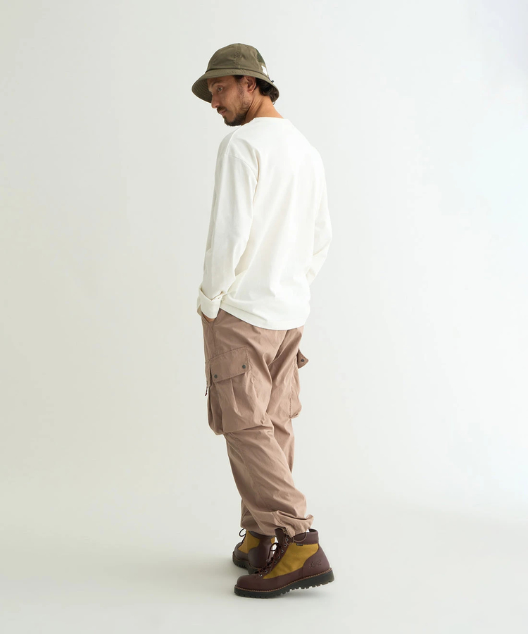 go slow caravan(ゴースローキャラバン) |NANGA/ナンガ ECO HYBRID BOX LOGO L/S TEE (MENS)